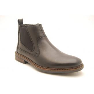 RIEKER svart resårboots