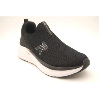 RIEKER svart sneaker BRED LÄST