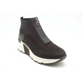 RIEKER svart sneaker high