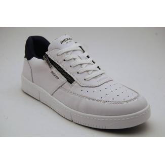 RIEKER vit sneaker dragkedja