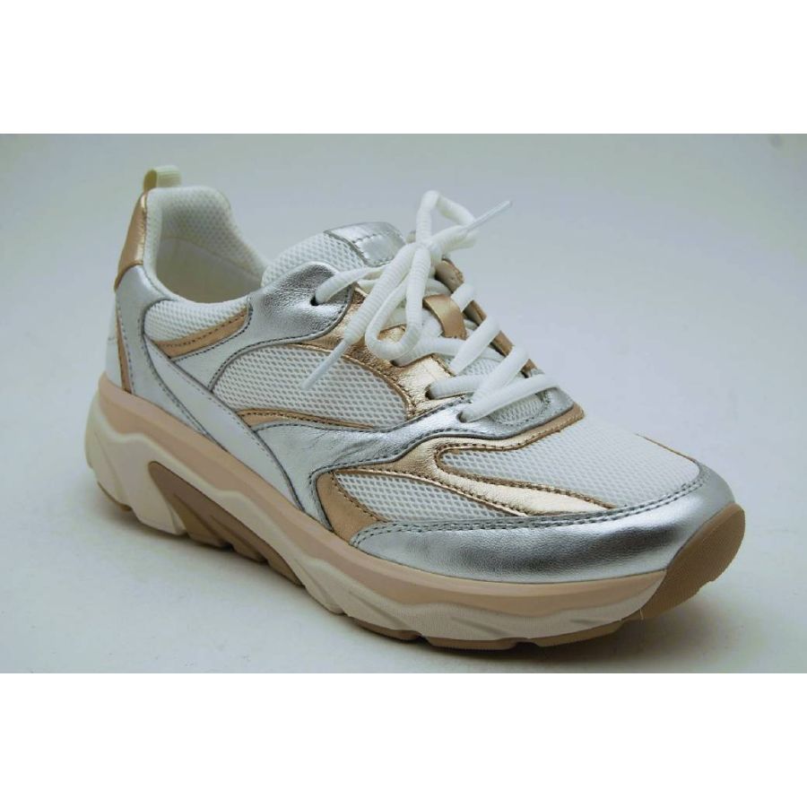 ROLLINGSOFT vit/silver/beige sneaker