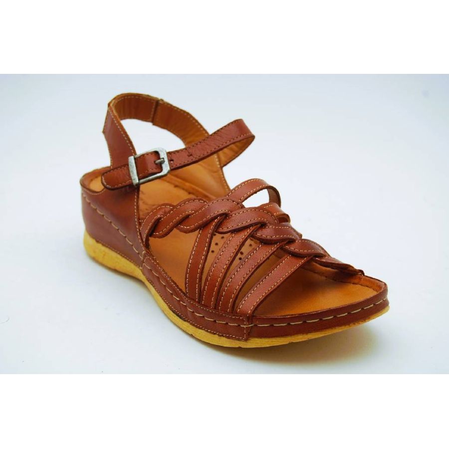 ROSA NEGRA COMFORT tan sandal