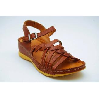 ROSA NEGRA COMFORT tan sandal