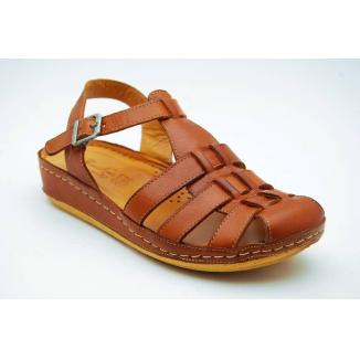 ROSA NEGRA COMFORT tan sandal