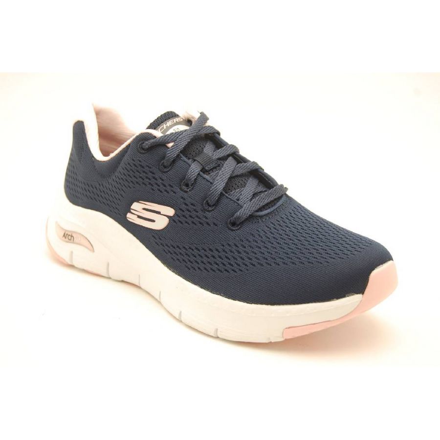 SKECHERS navy/pink ARCH FIT