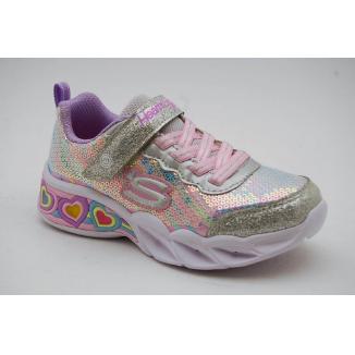 SKECHERS silver BLINK HEARTS