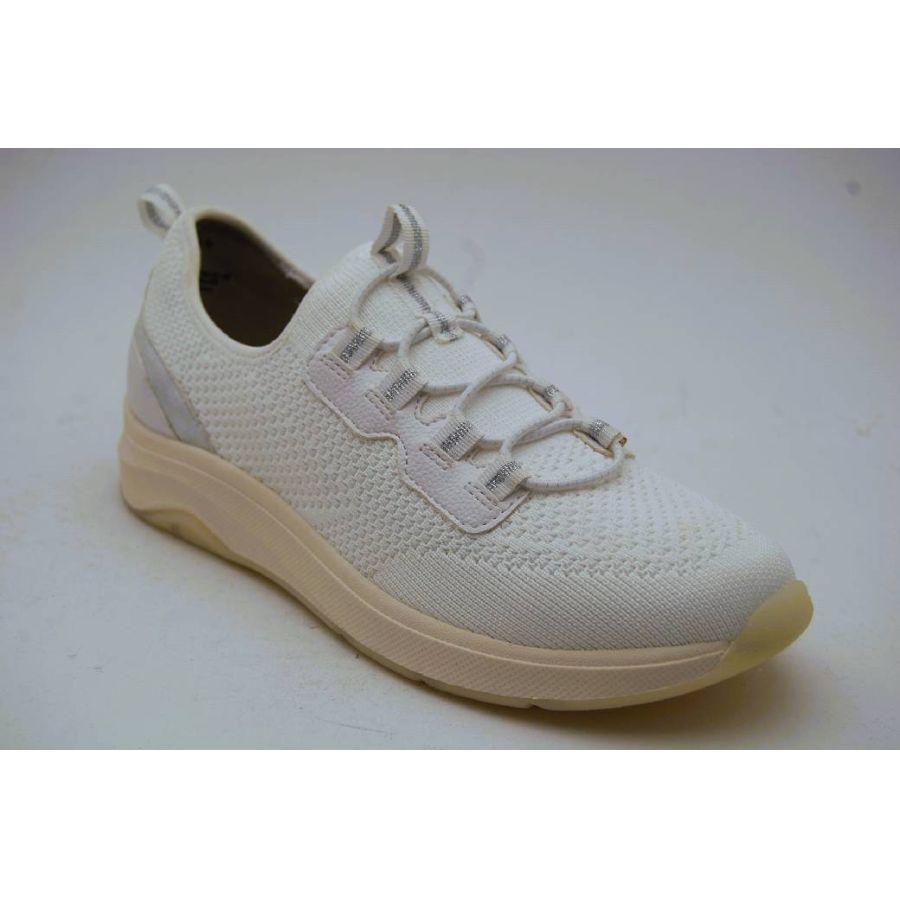 SOFTLINE vit sneaker textil