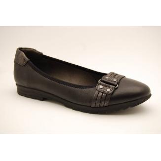 SOFTLINE svart ballerina