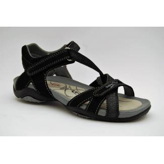 SUPERFIT svart flicksandal