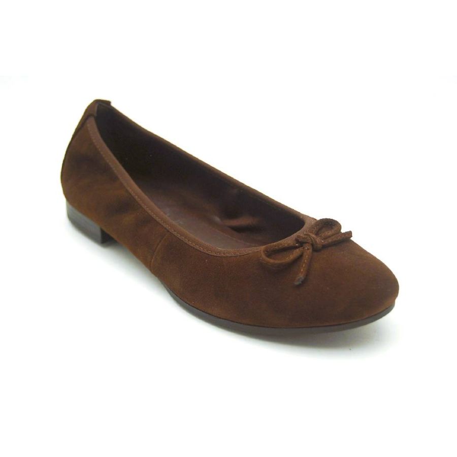 TAMARIS brun ballerina rosett