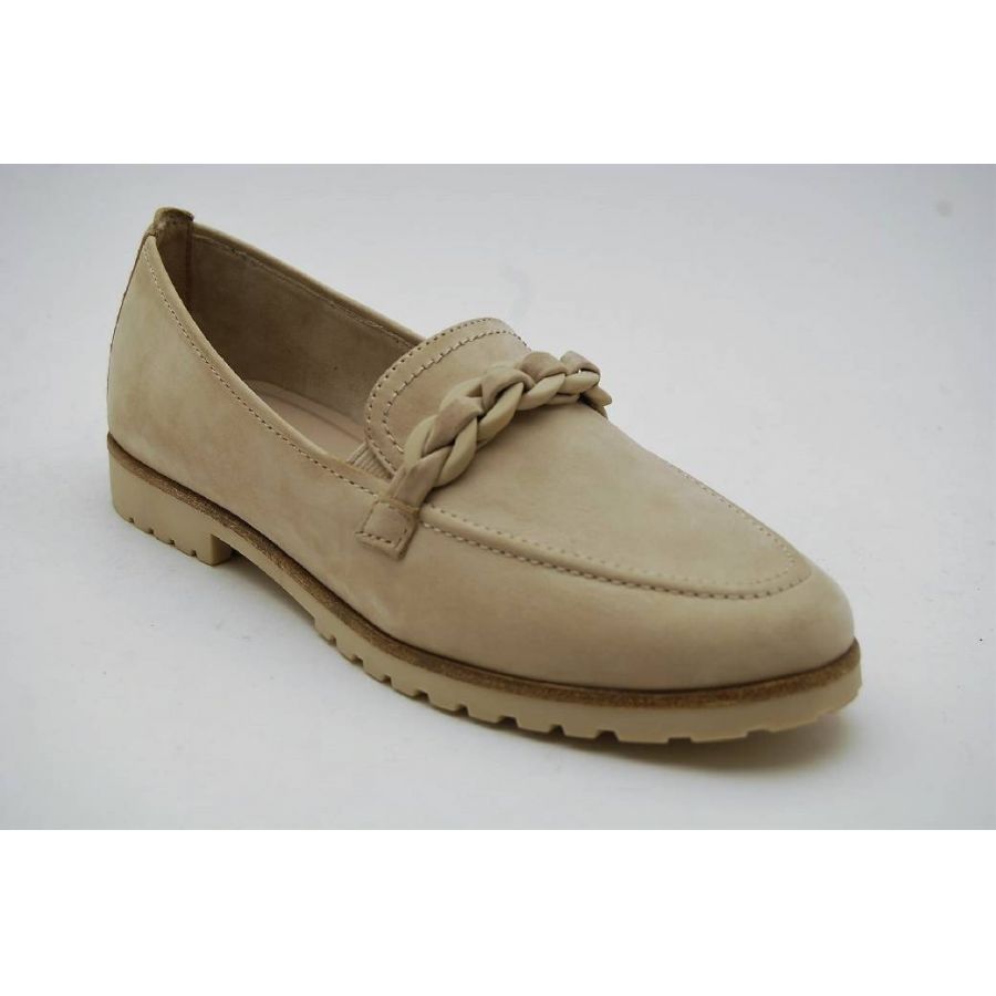 TAMARIS taupe loafer kedja