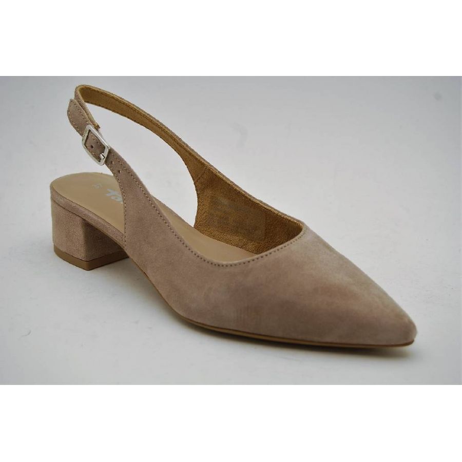 TAMARIS taupe slingback