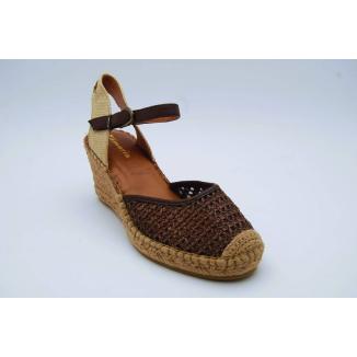 TAMARIS brun sandalett kil