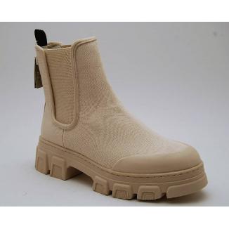 TAMARIS ivory grov resårboots