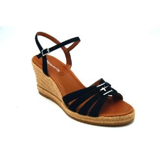 TAMARIS navy sandalett kil