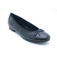 TAMARIS svart ballerina rosett