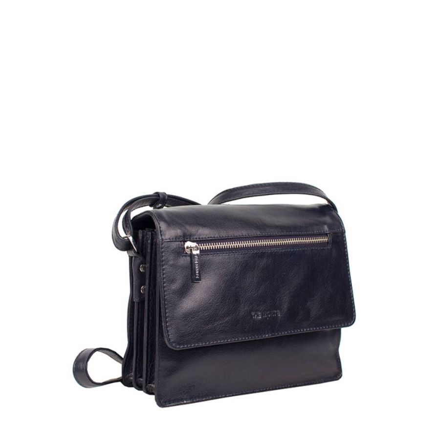 THE MONTE svart flap bag SMALL