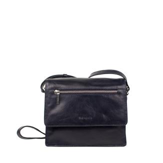 THE MONTE svart flap bag SMALL