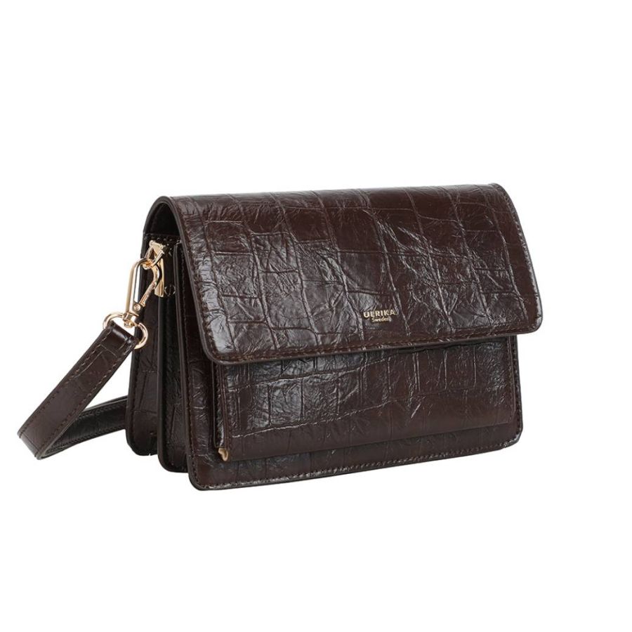 ULRIKA DESIGN brun CROCO