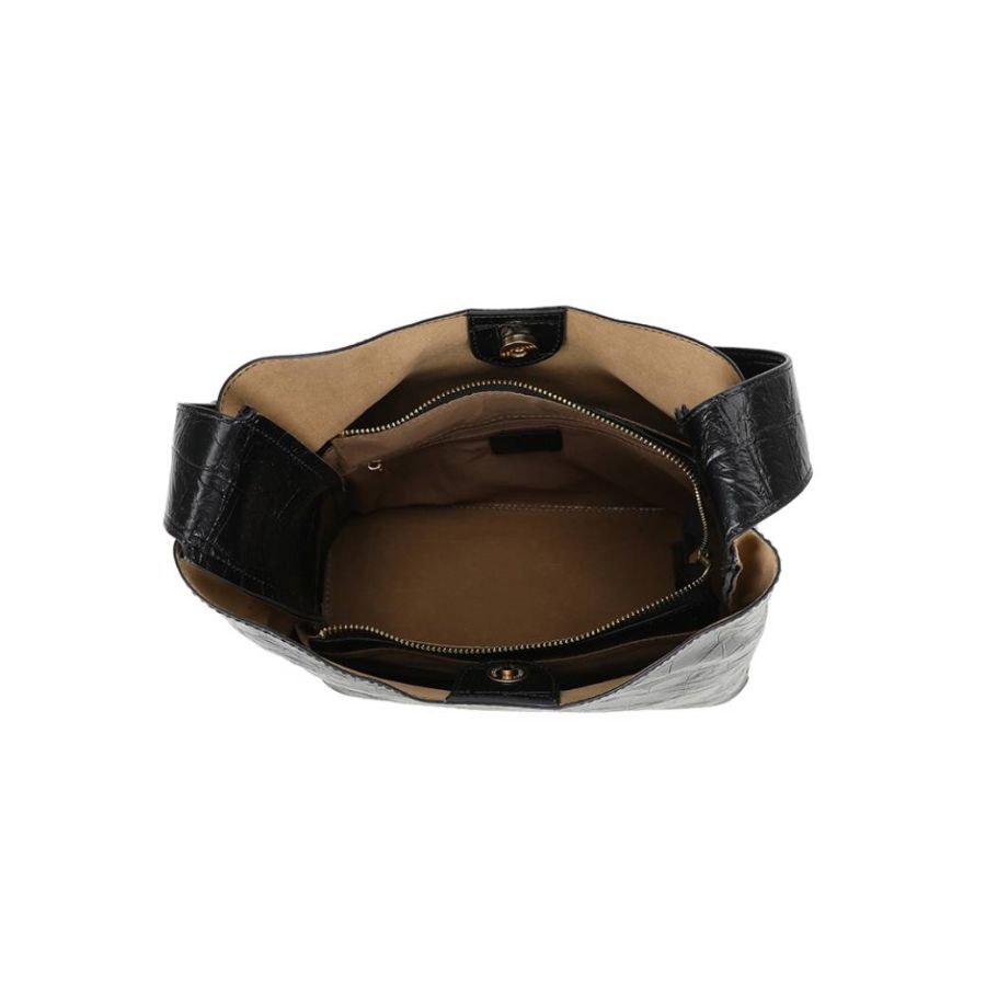 ULRIKA DESIGN svart CROCO