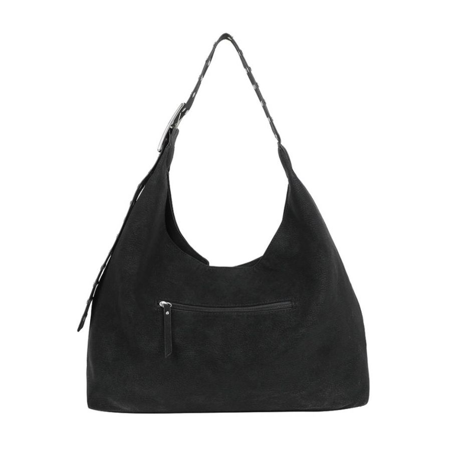 ULRIKA DESIGN svart SUEDE STUD