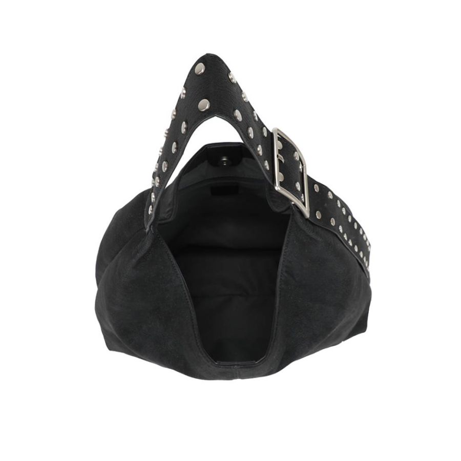 ULRIKA DESIGN svart SUEDE STUD
